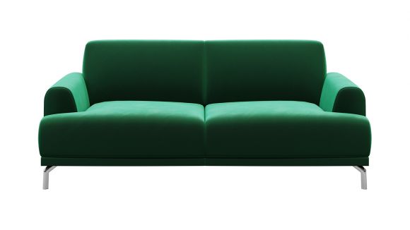 Canapea liniara 2 locuri Pavia Velvet Green
